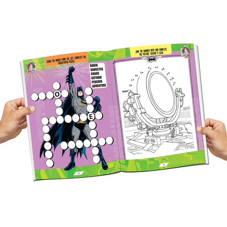 Batman Copy Colouring and Activity Books Pack with Stickers for Kids Ages 2-8 – Set of 5 Fun Superhero Books with Colouring, Puzzles, Creative Activities & Hand-Eye Coordination Exercises - Retail Maharaj