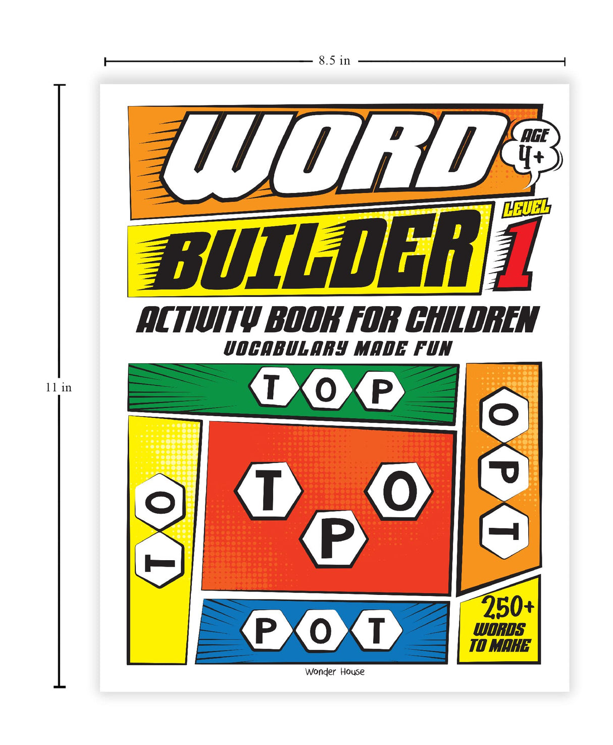 Word Builder Activity Book – Level 1 | Make Meaningful Words Using Given Letters | Ages 5–8 | Fun Vocabulary & Spelling Practice for Kids - Retail Maharaj