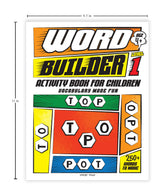 Word Builder Activity Book – Level 1 | Make Meaningful Words Using Given Letters | Ages 5–8 | Fun Vocabulary & Spelling Practice for Kids - Retail Maharaj