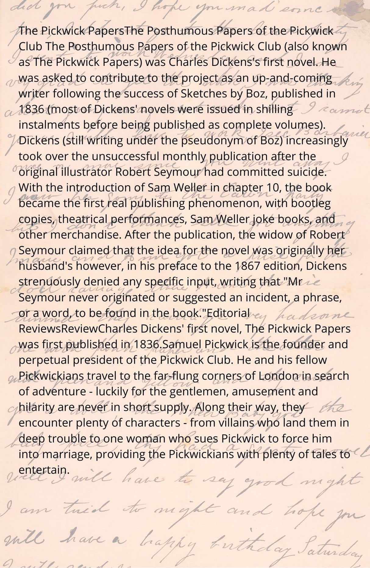 The Pickwick Papers (An Original Classic) - Retail Maharaj