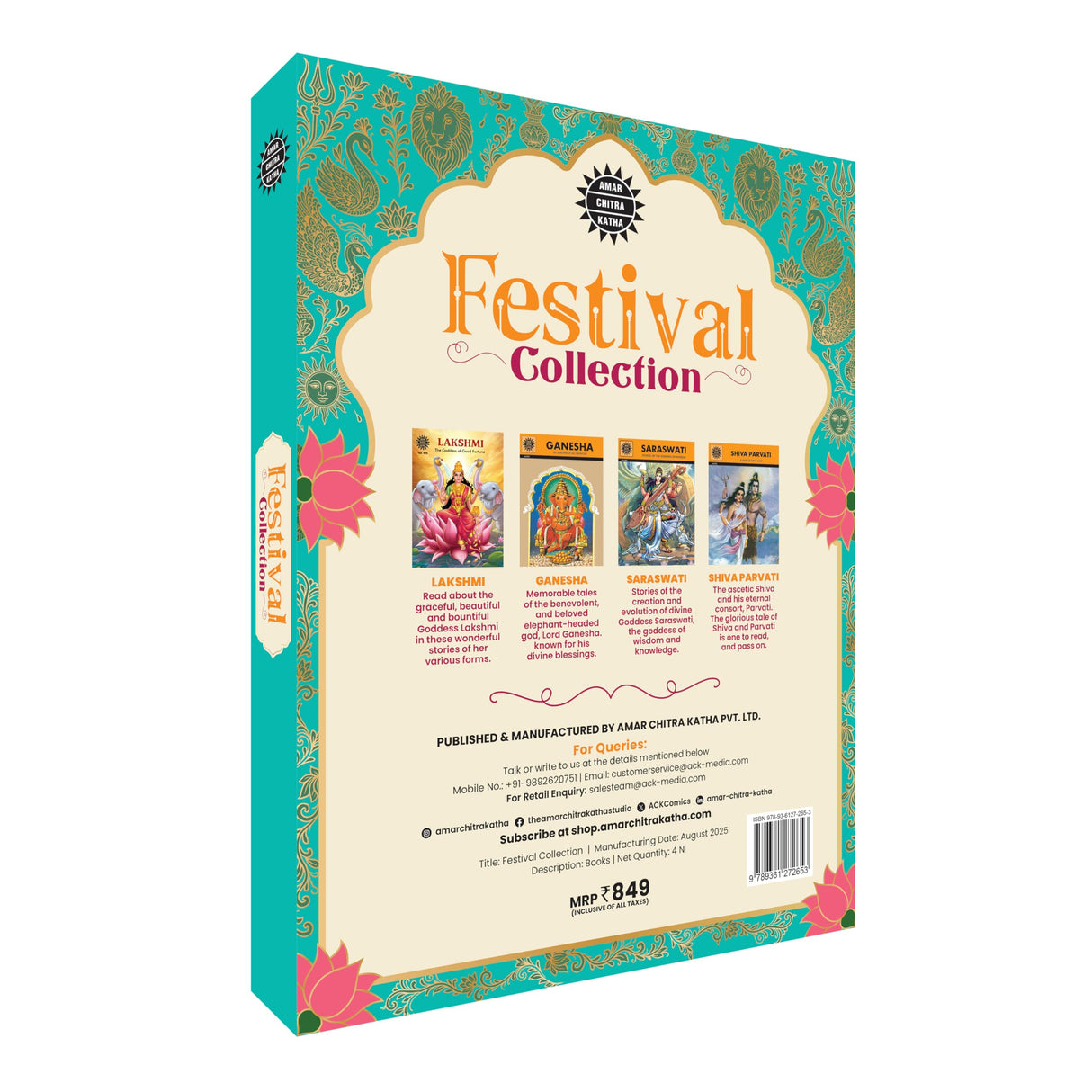 Festival Special Comic Collection – Classic Illustrated Book Set for Kids & Families | Stories of Devotion, Wisdom & Celebration | Ideal for Diwali, ... | Amar Chitra Katha (Mythology Collection) - Retail Maharaj