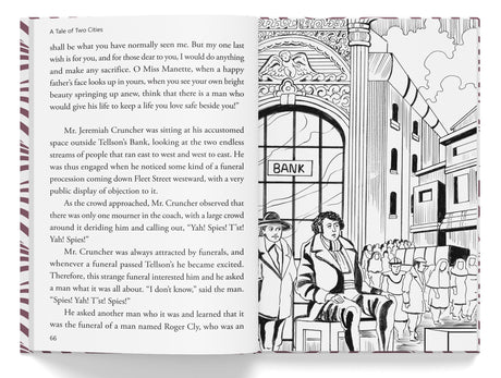 A Tale of Two Cities : Illustrated Abridged Children Classics English Novel with Review Questions - Retail Maharaj