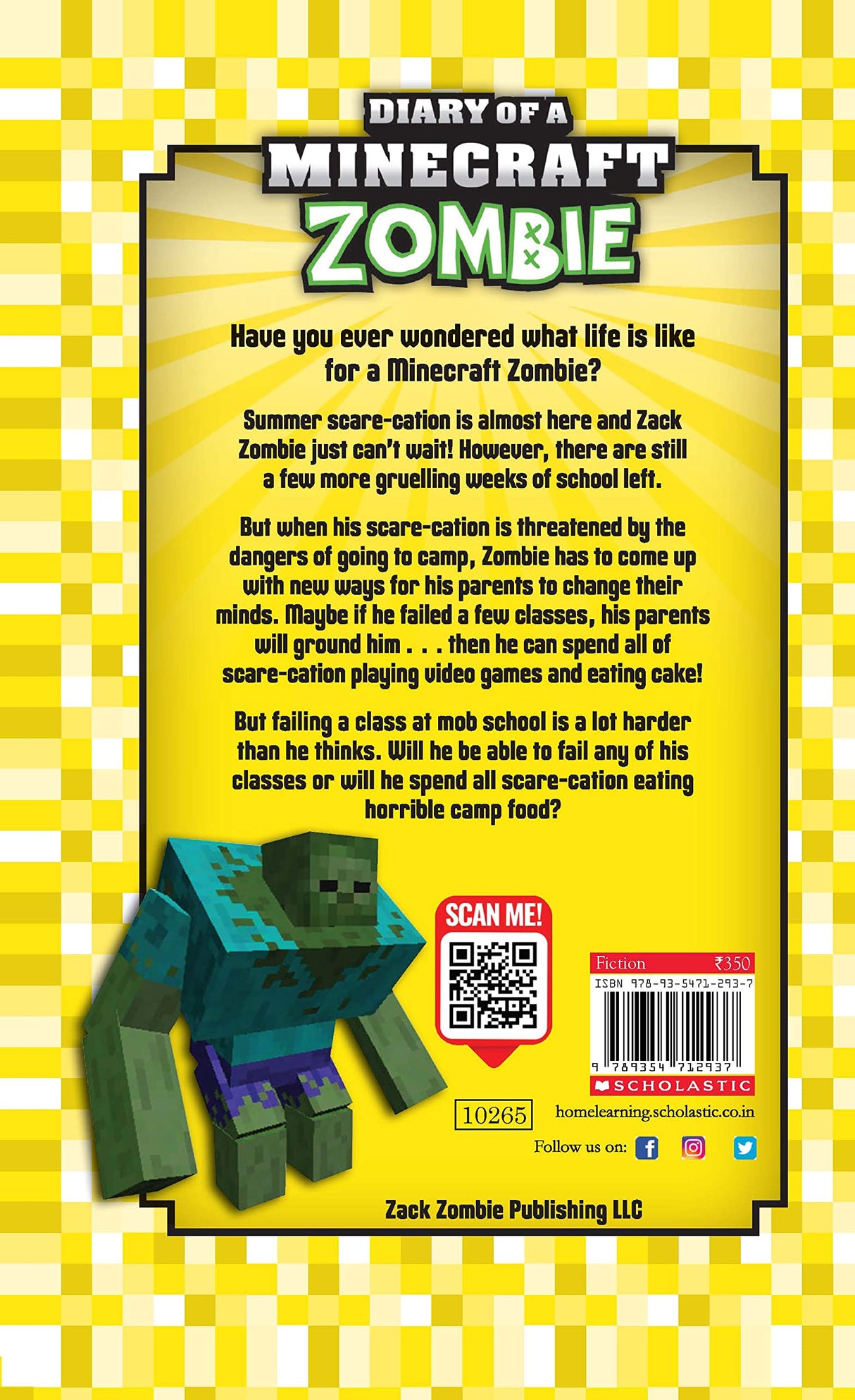 DIARY OF A MINECRAFT ZOMBIE #05: SCHOOL DAZE(PB EDITION) - Retail Maharaj