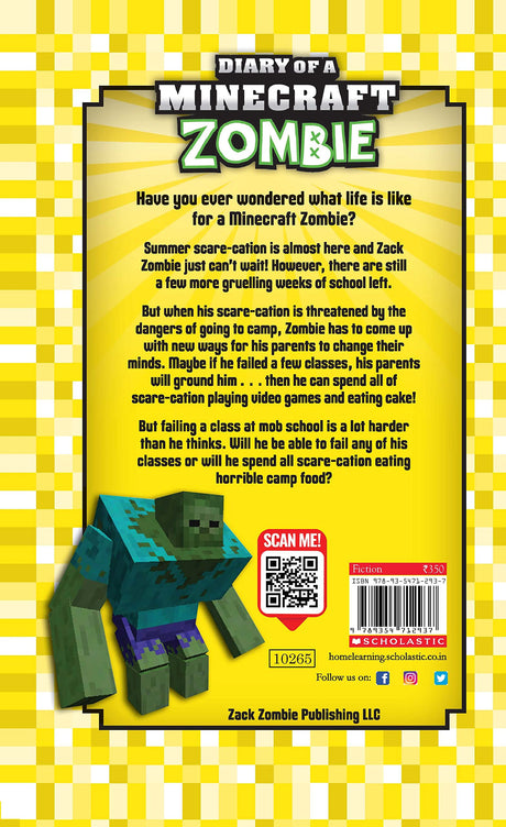 DIARY OF A MINECRAFT ZOMBIE #05: SCHOOL DAZE(PB EDITION) - Retail Maharaj
