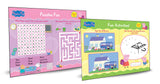 Peppa Pig - School Fun With Peppa & Friends : Fun Learning Set (With Wipe And Clean Mats, Coloring Sheets, Stickers, Appreciation Certificate, Crayon Set And Pen) - Retail Maharaj