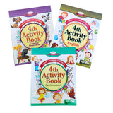 Combo of Three Activity Books -English,General Awareness and environment– for 6+yrs old children. Visually Attractive Pages and Interesting activities for kids - Retail Maharaj
