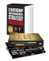 Leadership and Management Strategy Collection - The Prince, The Art of War, and Arthashastra – English | Best Classic Books collection to Learn Economics/ Leadership / Political Management Strategy | Reference Guide for Philosophy/Financial/ Warfare Tacti - Retail Maharaj