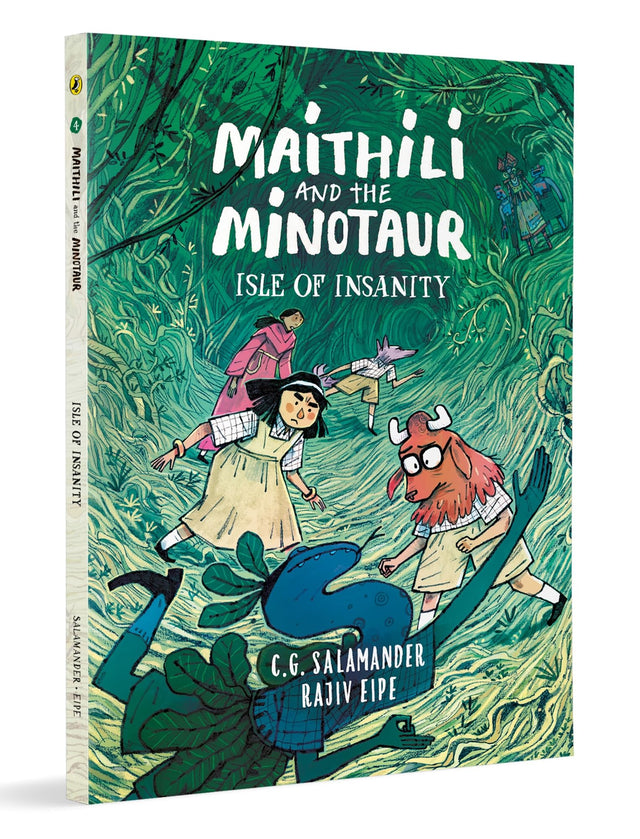 Maithili and the Minotaur: Isle of Insanity (Book 4 in an Outlandish Graphic Novel Series) - Retail Maharaj