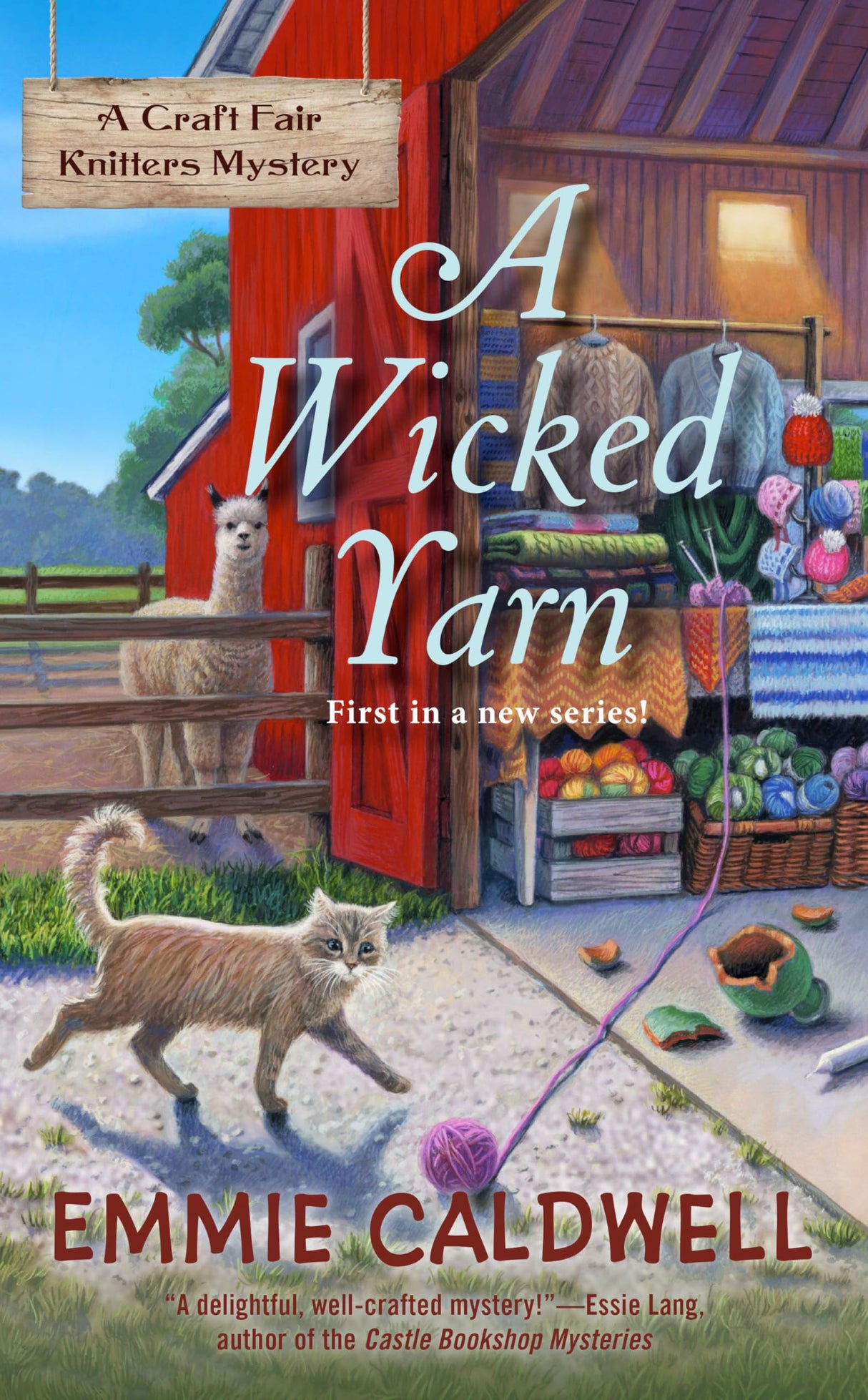 A Wicked Yarn: 1 (A Craft Fair Knitters Mystery) - Retail Maharaj