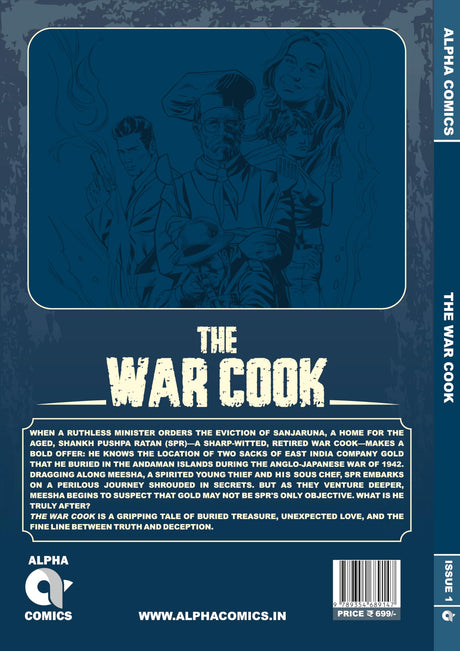Alpha Comics | The War Cook | Issue 1 | Graphic Novel | New Release | English | Paperback - Retail Maharaj