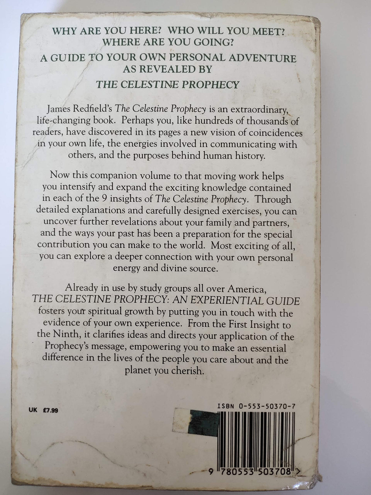 The Celestine Prophecy: An Experiential Guide - Retail Maharaj