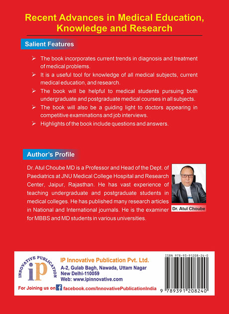 Recent Advances in Medical Education, Knowledge and Research, for Undergraduates and Postgraduates (First Edition, 2021) - Retail Maharaj
