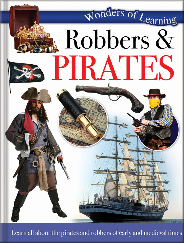 ROBBERS AND PIRATES: Reference Omnibus (Wonders of Learning Padded Foil Book) - Retail Maharaj