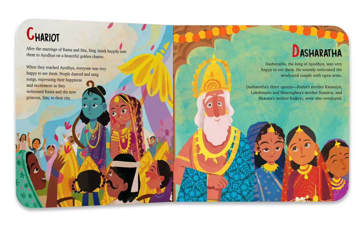 ABC Series - Ramayana: A First Introduction to the Hindu Mythology for Kids – Learn the Great Indian Epic from A to Z with Beautiful Illustrations I ... Heritage [Penguin Early Learning Series] - Retail Maharaj
