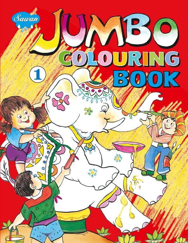 Jumbo Colouring Book-1 - Retail Maharaj