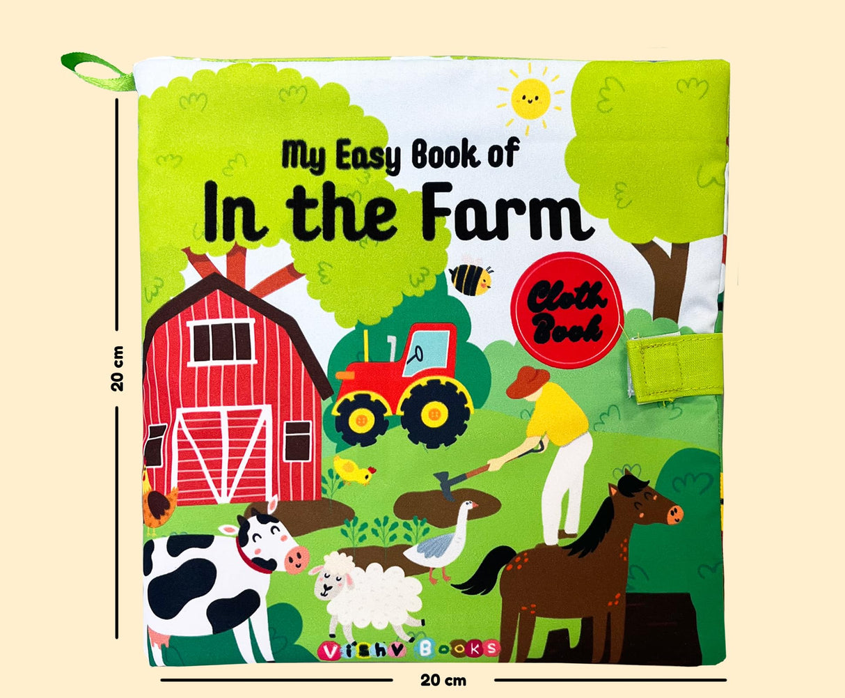 Vishv Books Cloth Book My Easy Book of In the Farms - Retail Maharaj