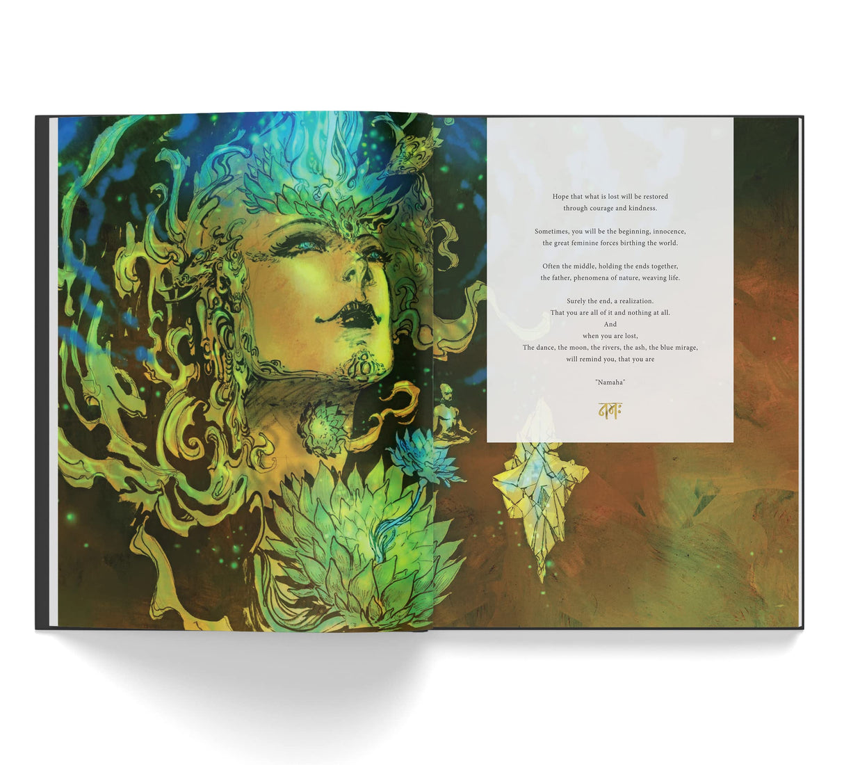 NAMAHA - Stories From The Land Of Gods And Goddesses by Abhishek Singh – Illustrated Short Stories from Indian Mythology with Stunning Shiva Artwork | Inspired by Ancient Wisdom Literature of India | Hardcover Collectible Edition with Special Print | 8.5i - Retail Maharaj