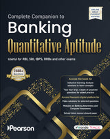 Pearson'26 Complete Companion to Banking Quantitative Aptitude| Online module- Banking Awareness, Static GK, current affairs articles, quizzes, and Computer Awareness, useful for RBI, SBI, IBPS, RRB - Retail Maharaj