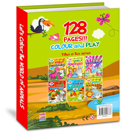 Let’s Colour the World of Animals: Activity & Colouring Book for Kids Ages 3–9 | Perfect Gift for Drawing, Painting & Creativity | Premium Paper Quality - Retail Maharaj