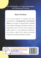 An Introduction to Thermodynamics and Statistical Physics for UG PG (Fundamentals) - Retail Maharaj