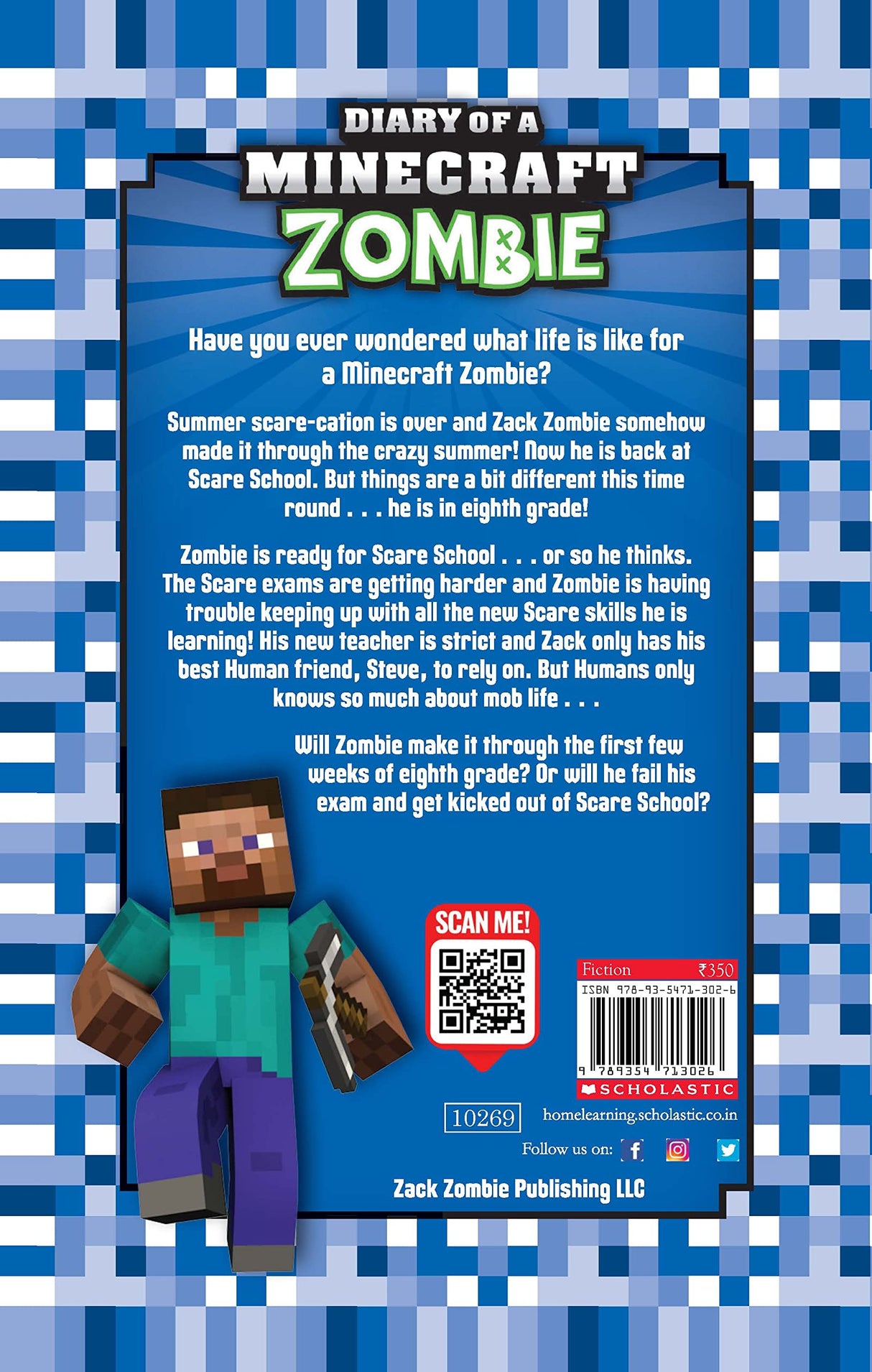 Diary Of A Minecraft Zombie #08: Back To Scare School - Retail Maharaj