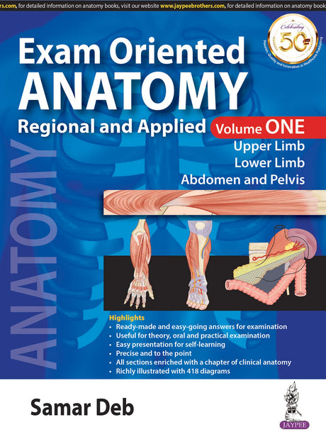 Exam Oriented Anatomy: Regional and Applied (Vol. 1) - Retail Maharaj