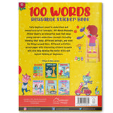 100 Words Reusable Sticker Book For Children - Retail Maharaj