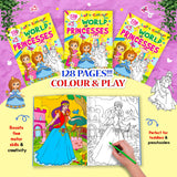 Let’s Colour the World of Princesses: Activity & Colouring Book for Kids Ages 3–9 | Perfect Gift for Drawing, Painting & Creativity | Premium Paper Quality - Retail Maharaj