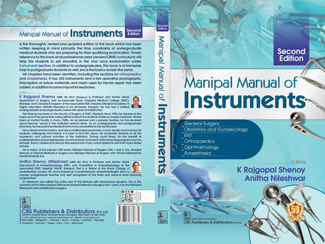 Manipal Manual Of Instruments 2Ed (Pb 2025) - Retail Maharaj