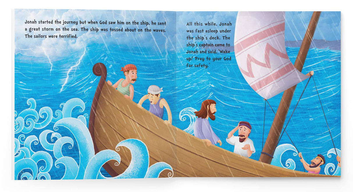 My First Illustrated Bible Story: Jonah and the Whale - Retail Maharaj