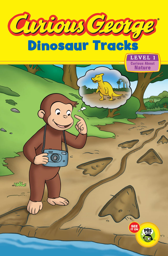 Curious George Dinosaur Tracks (Cgtv Reader) - Retail Maharaj