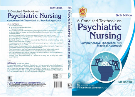 A Concised Textbook on Psychiatric Nursing Comprehensive Theoretical and Practical Approach - 2024 , 6/ed - Retail Maharaj