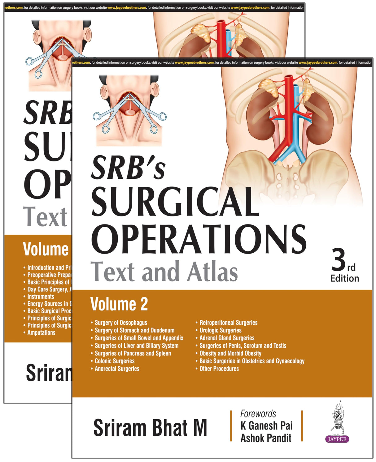 SRB'S SURGICAL OPERATION TEXT AND ATLAS (2 VOLS) - Retail Maharaj