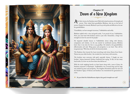 Mahabharata: Stories of Valor and Virtue | Indian Mythology, History & Folktales | Cultural Stories for Kids & Adults | Illustrated Book | Learn moral lessons from the great Indian Epic - Retail Maharaj
