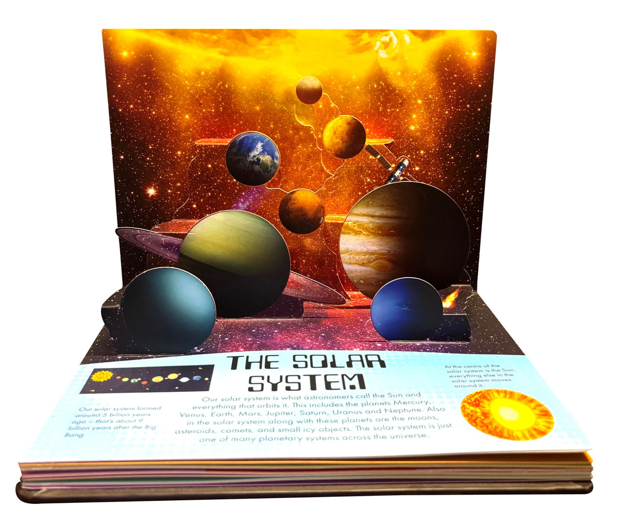 Pop Up Universe Book for Kids: Adventures in the Universe | Explore Stars, Planets, Galaxies & More | Wonders of Satellites | Interactive Learning | ... Book | Fun Space Journey for Little Scholars - Retail Maharaj