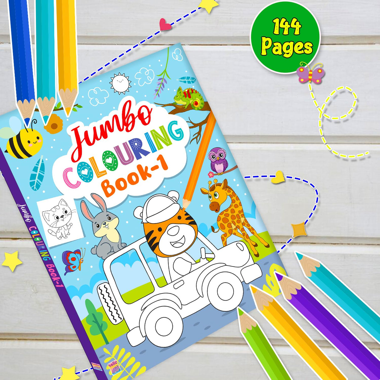 Jumbo Colouring Book 1 - Retail Maharaj