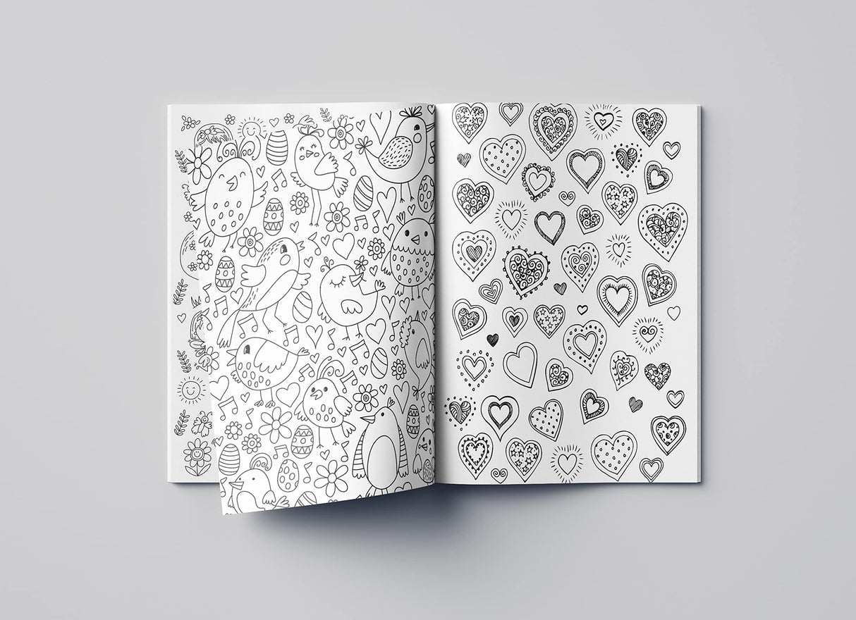 Doodle Coloring For Kids - Pink Edition - Retail Maharaj