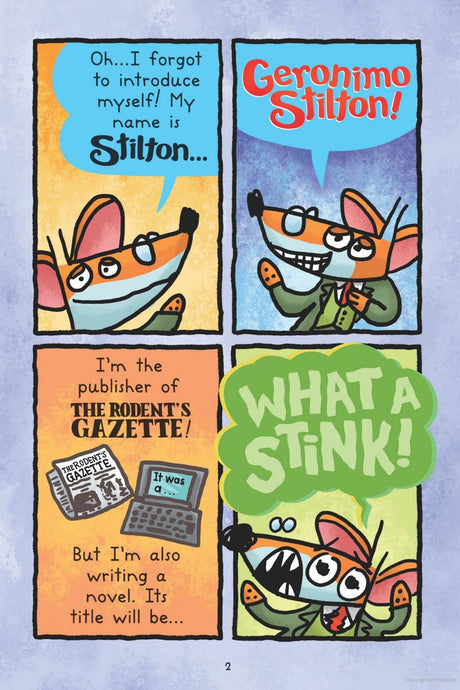 GERONIMO STILTON GRAPHIC NOVEL #1: THE SEWER RAT STINK - Retail Maharaj