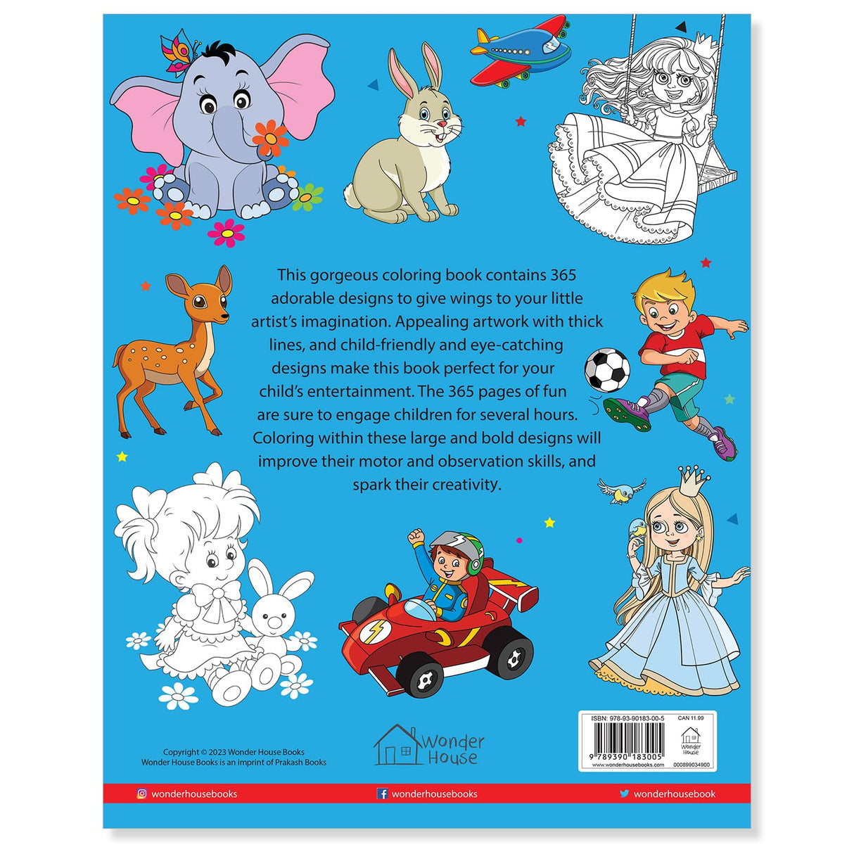 My First 365 Coloring Book: Jumbo Coloring Book For Kids (With Tear Out Sheets) - Retail Maharaj