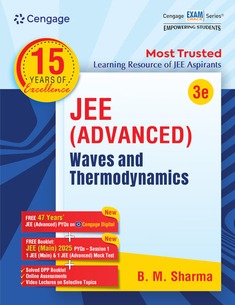 Cengage JEE Advanced Waves and Thermodynamics with Free Online Assessments & Digital Content - Retail Maharaj