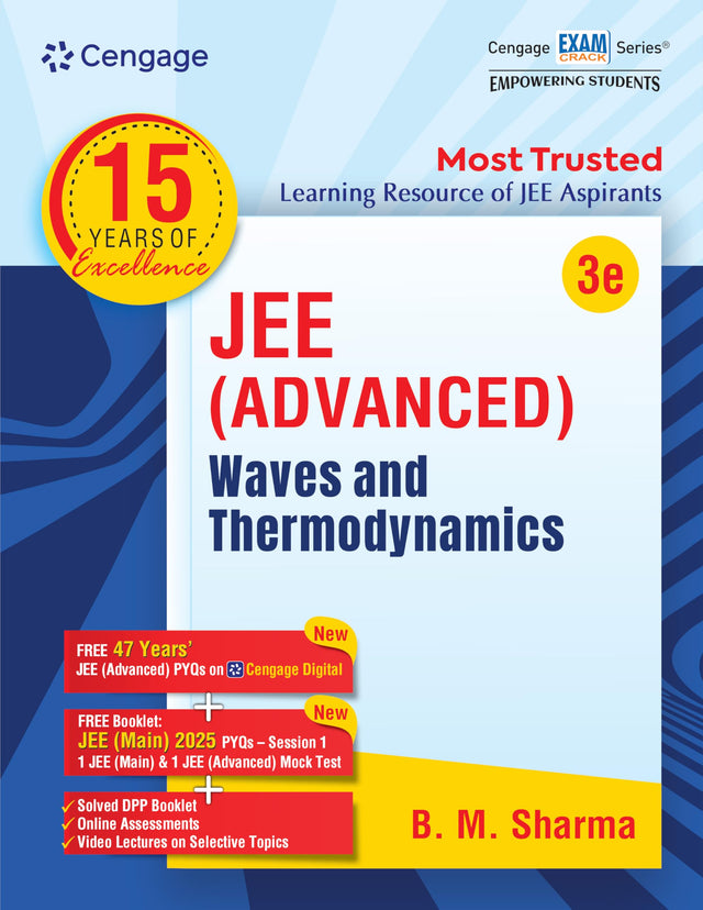 Cengage JEE Advanced Waves and Thermodynamics with Free Online Assessments & Digital Content - Retail Maharaj