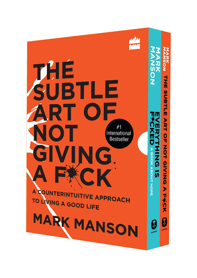 Mark Manson Boxset (Everything is F*cked + Subtle Art of Not Giving a F*ck) - Retail Maharaj
