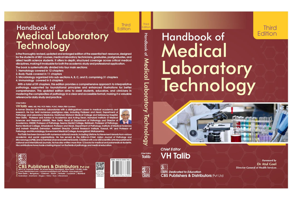 Handbook of Medical Laboratory Technology, 3/e - Retail Maharaj