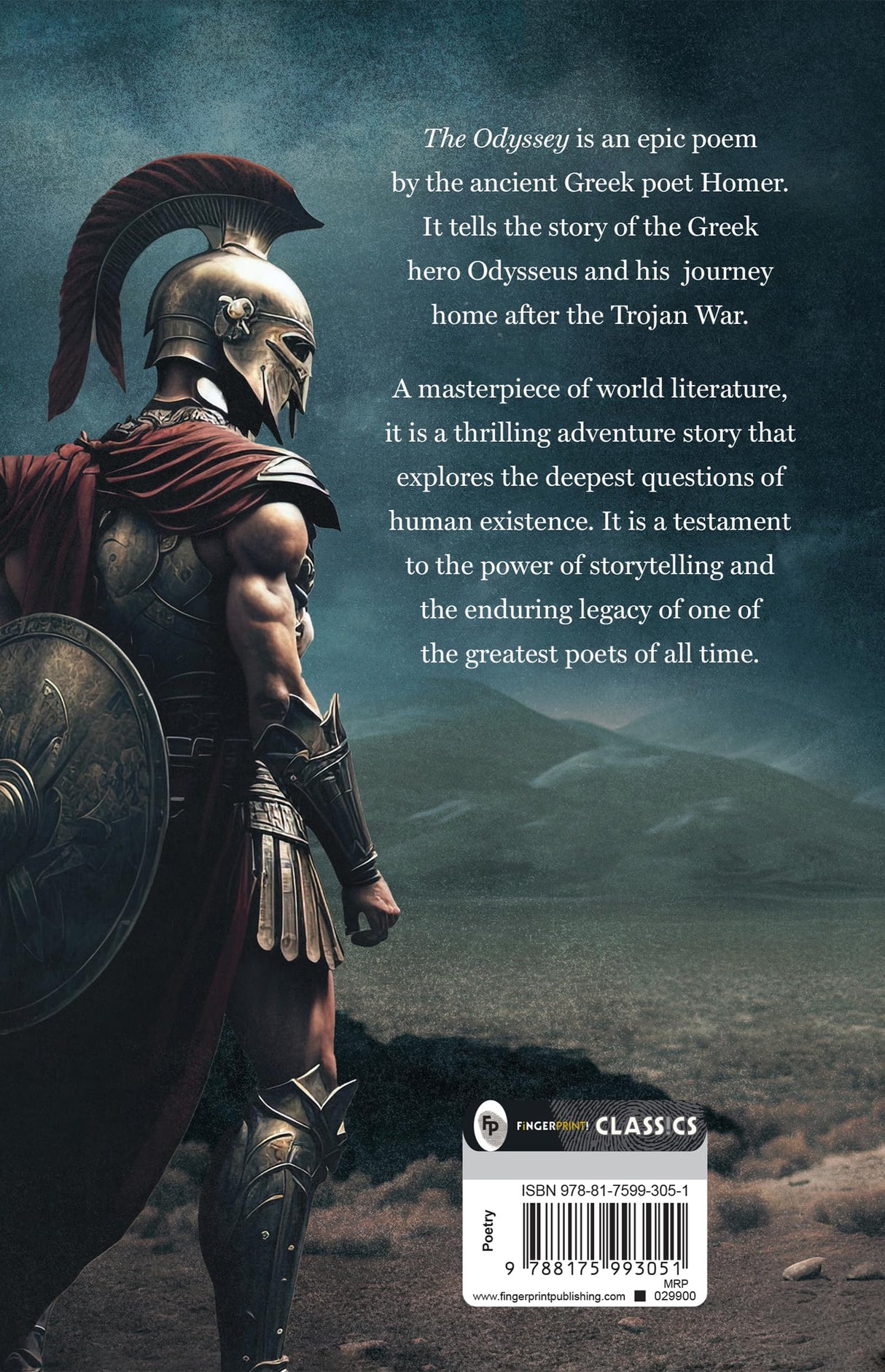The Odyssey by Homer - Masterpiece of Ancient Greek Culture,Homer's Classics,Greek Epic Poems,Trojan War,Mythology,Epic Poems of Heroic Battles & Arduous Journeys,Timeless Themes of Courage - Retail Maharaj