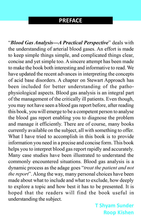 Blood Gas Analysis (Fourth Edition 2020) [paperback] Shyam Sunder [Jan 01, 2020]… - Retail Maharaj