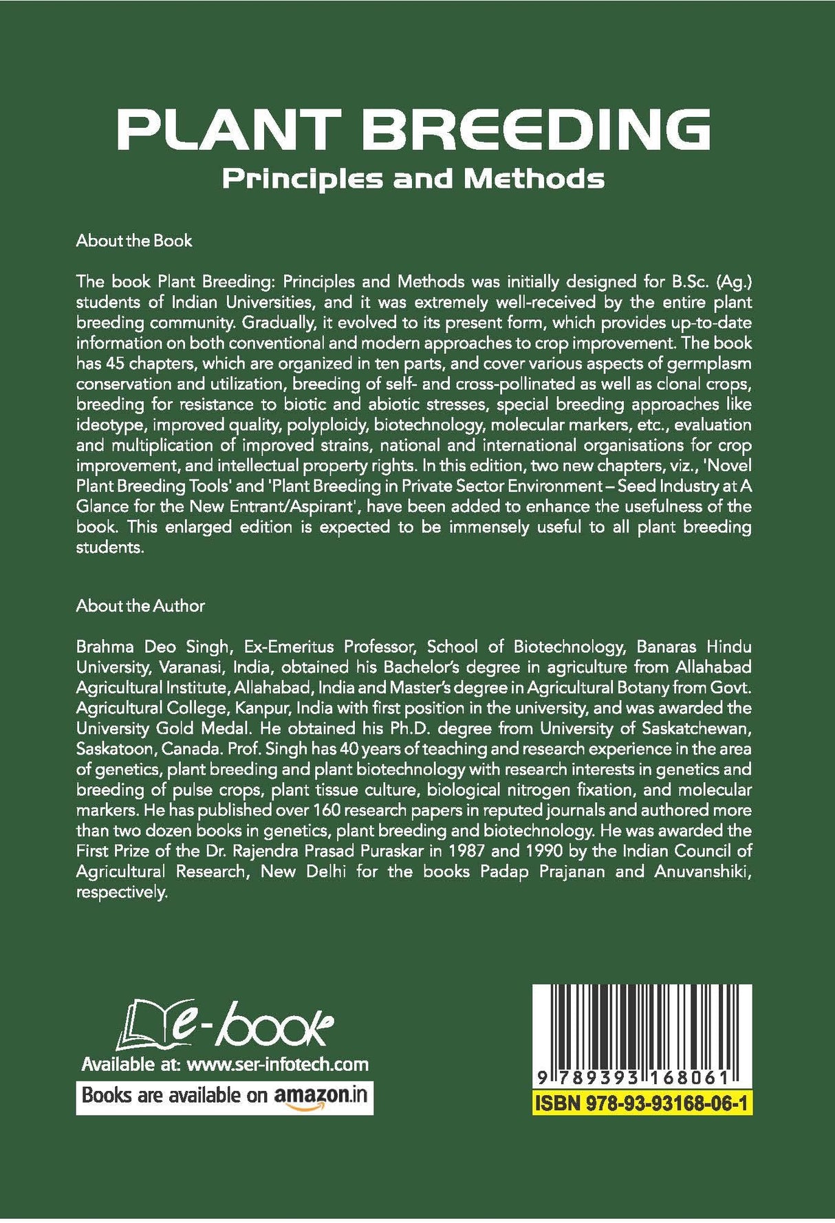Plant Breeding Principles And Methods 12TH Edition - Retail Maharaj