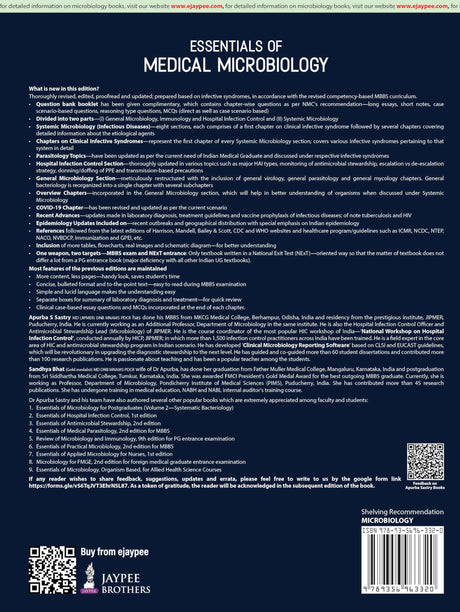 ESSENTIALS OF MEDICAL MICROBIOLOGY WITH COMPLIMENTARY QUESTION BOOK - Retail Maharaj