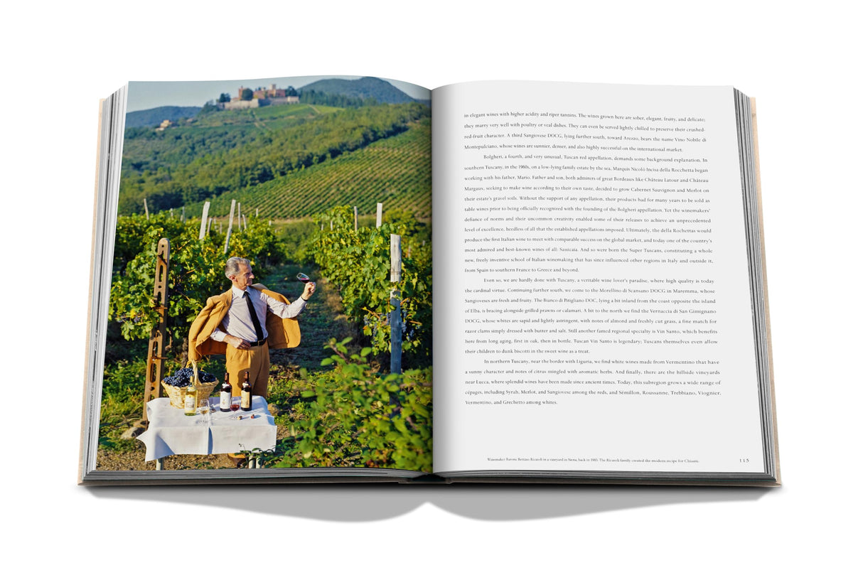 Wine & Travel Italy - Assouline Coffee Table Book - Retail Maharaj