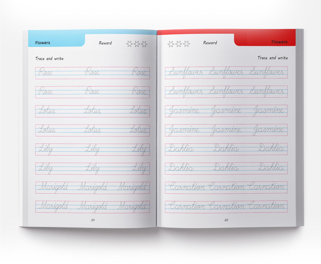 Cursive Handwriting Practice Workbook: Everyday Words | Level 2 | Ages 6–9 | Build Fluency and Confidence with Daily Writing Practice - Retail Maharaj