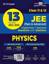 Cengage 13 Years JEE Main & Advanced (2013-2025) Chapterwise & Topicwise Physics Solved Question Papers - Retail Maharaj